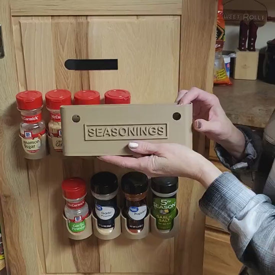Spice Rack Caddy, Seasoning, Holder, Organizer, Kitchen, Cooking