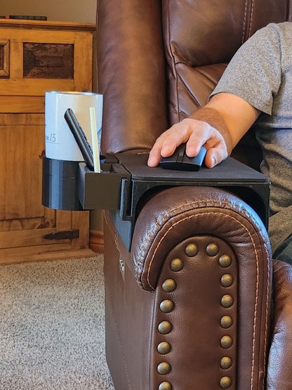 Mousepad Caddy for Recliner