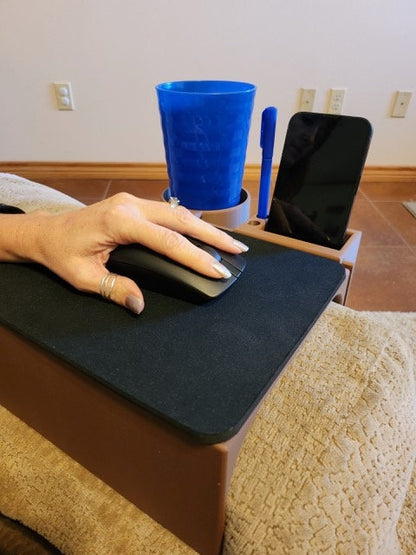 Mousepad Caddy for Recliner