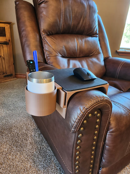 Mousepad Caddy for Recliner
