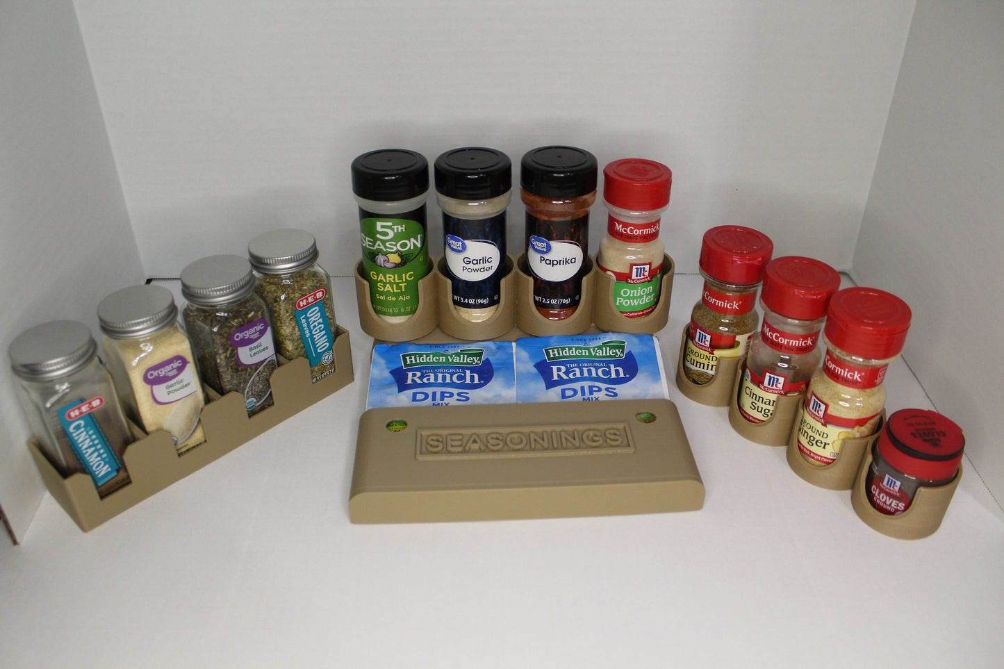 Spice Rack Caddy, Seasoning, Holder, Organizer, Kitchen, Cooking