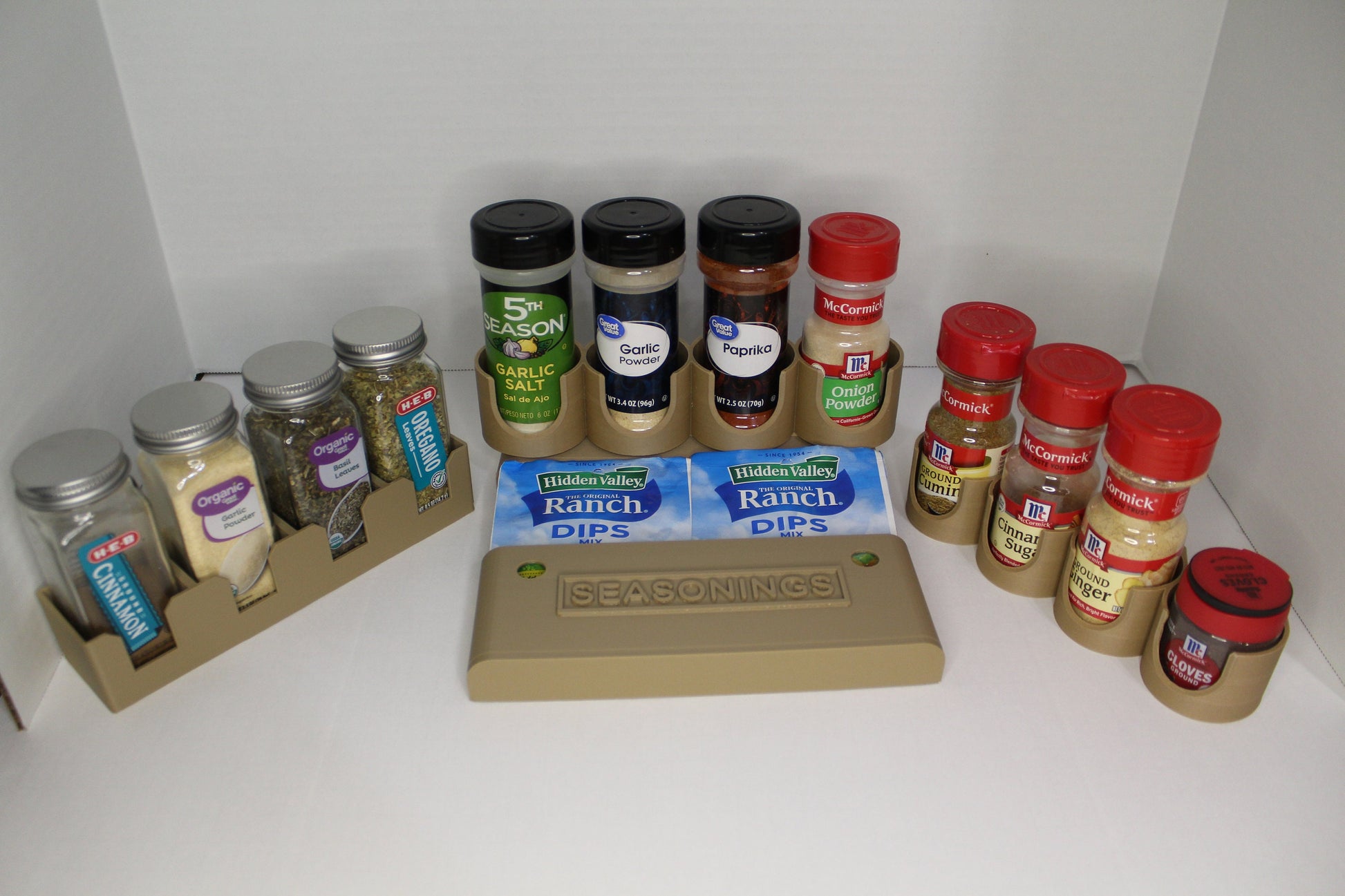 Spice Rack Caddy, Seasoning, Holder, Organizer, Kitchen, Cooking