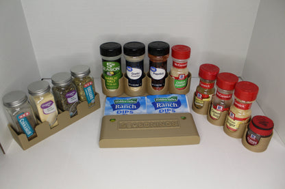 Spice Rack Caddy, Seasoning, Holder, Organizer, Kitchen, Cooking